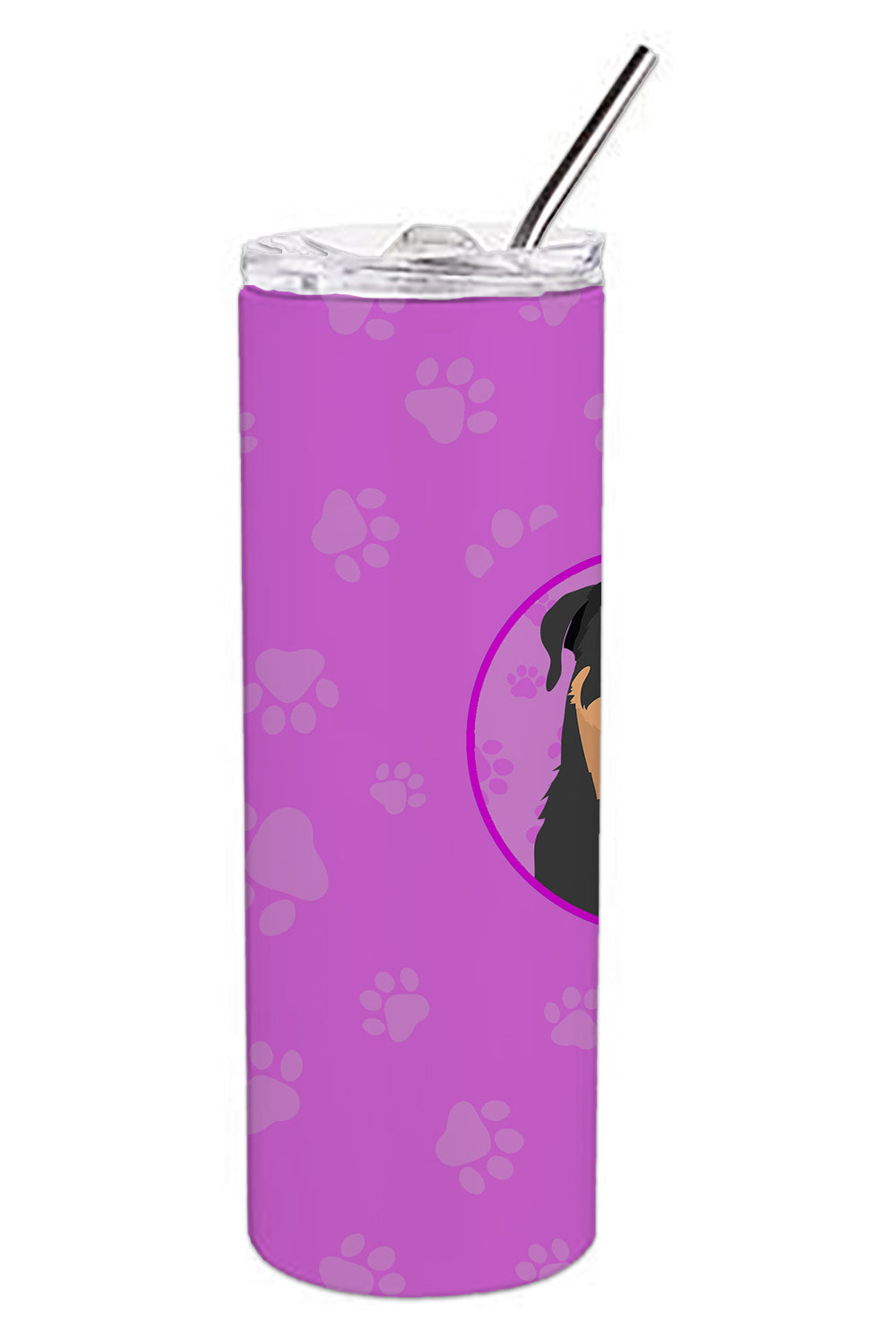 Buy this Rottweiler and Tan #7 Stainless Steel 20 oz Skinny Tumbler
