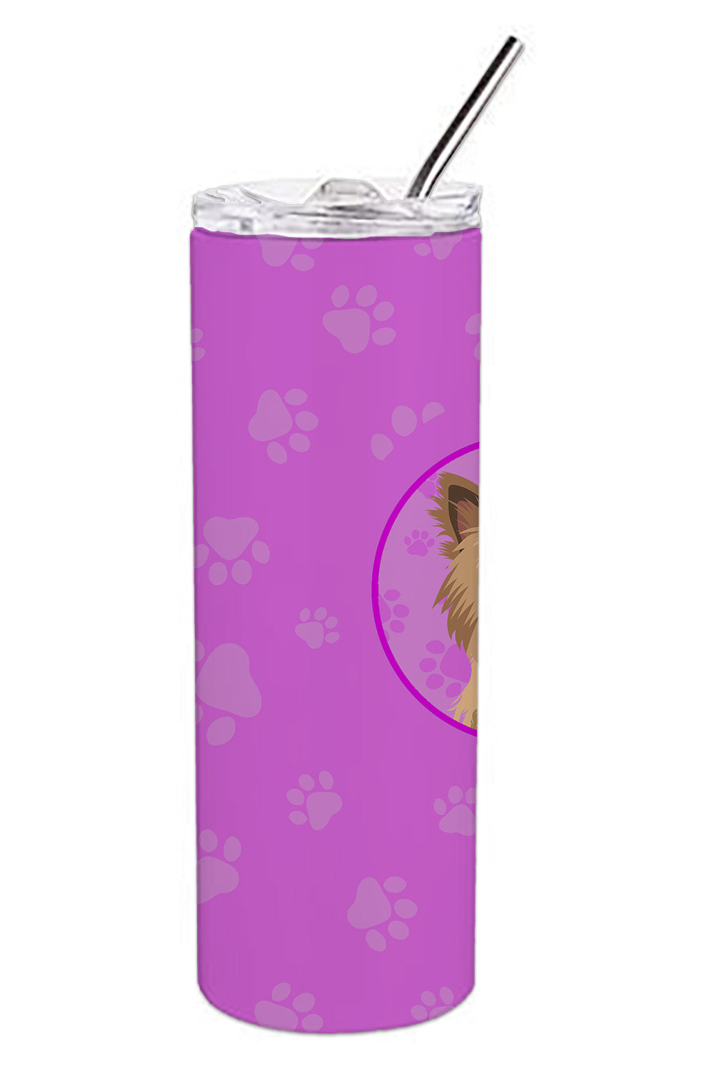 Buy this Yorkie Blue and Gold Stainless Steel 20 oz Skinny Tumbler