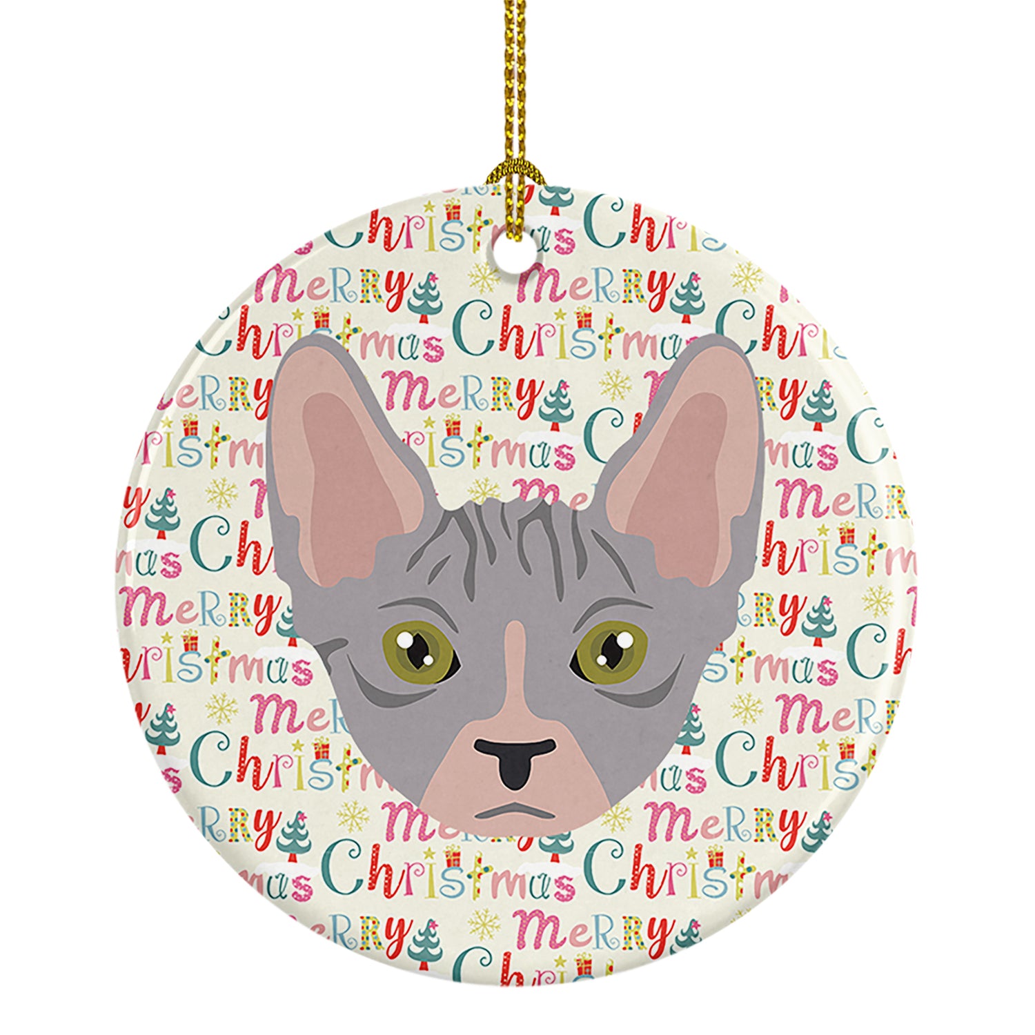 Buy this Bambino Cat Christmas Ceramic Ornament