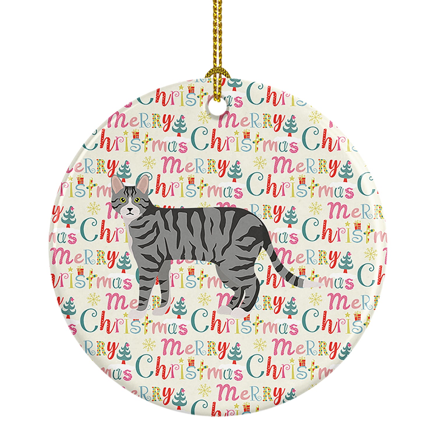 Buy this Dragon Li #1 Cat Christmas Ceramic Ornament