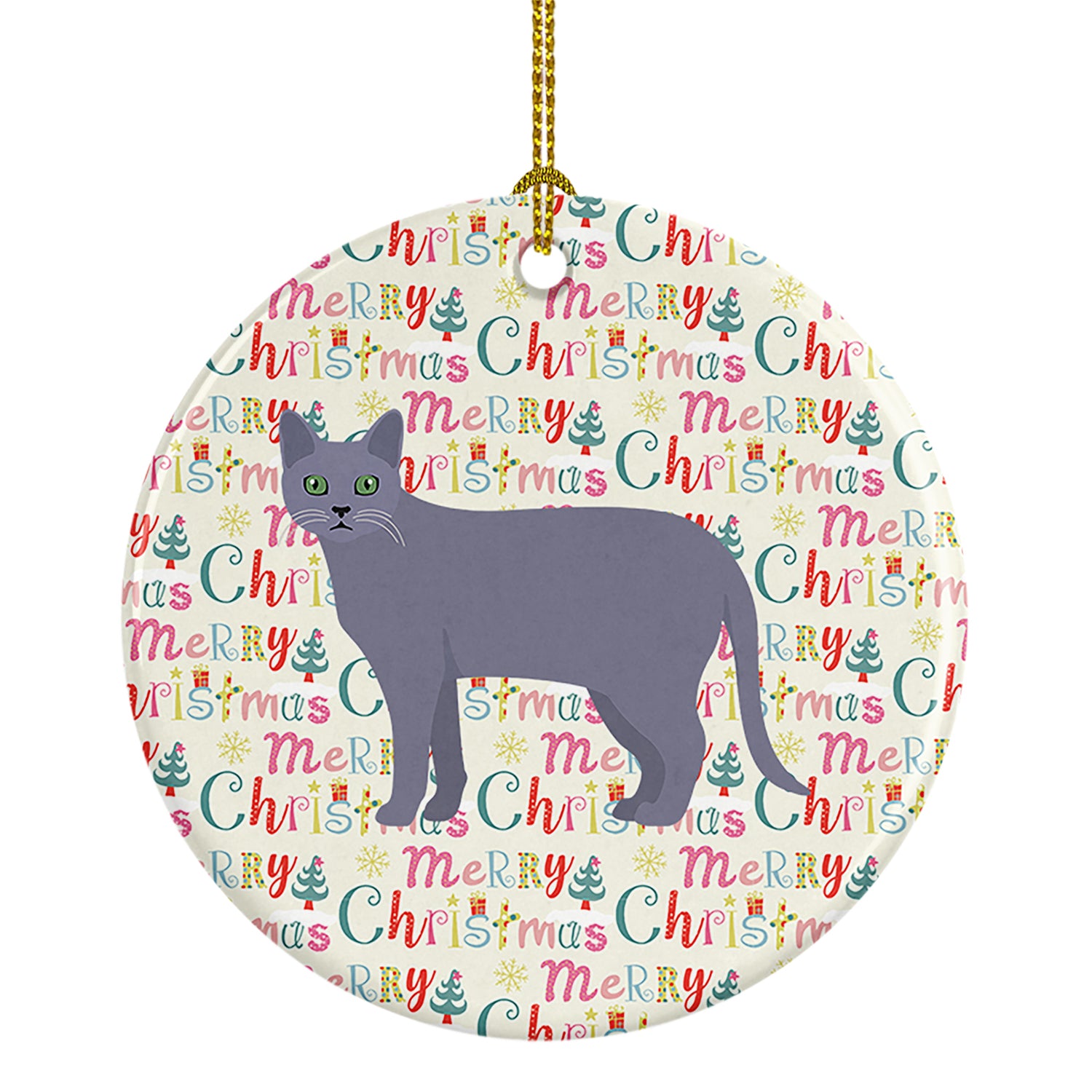 Buy this Korat #1 Cat Christmas Ceramic Ornament