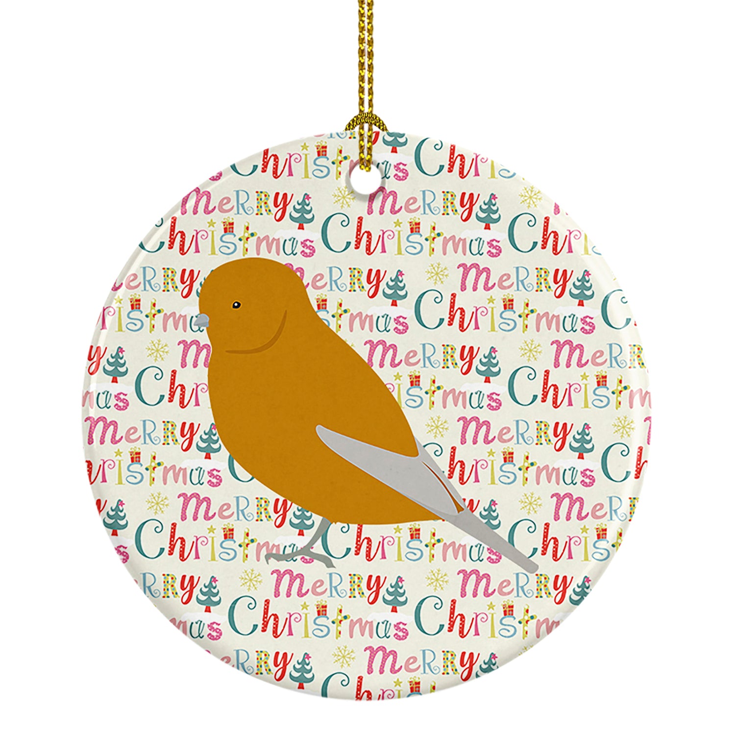 Buy this Norwich Canary Christmas Ceramic Ornament