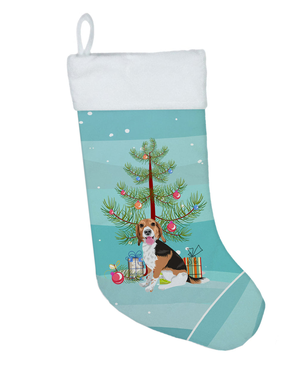 Beagle Tricolor Red Ticked #1 Christmas Christmas Stocking