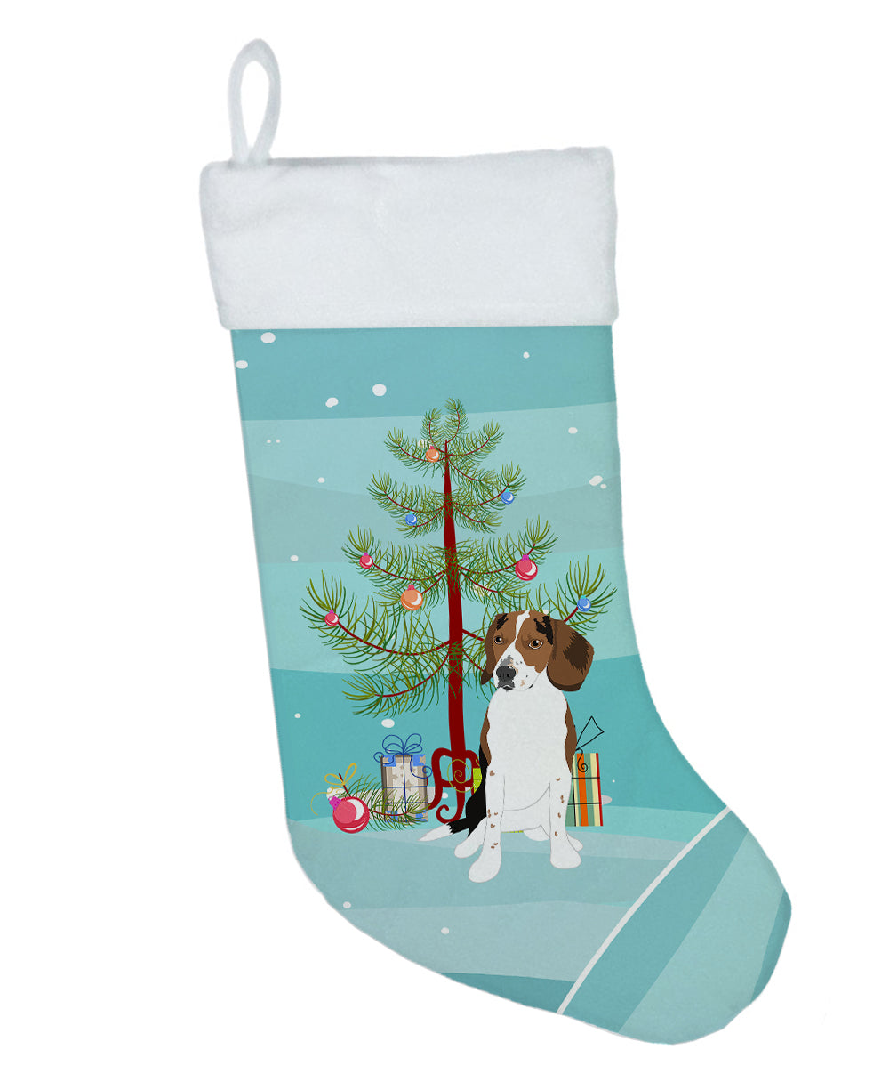 Beagle Tricolor Red Ticked #2 Christmas Christmas Stocking