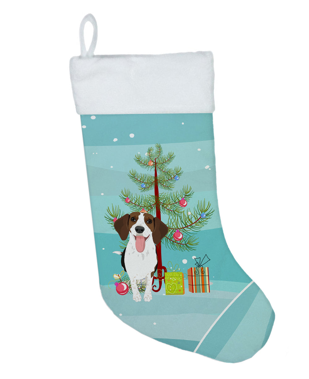 Beagle Tricolor Red Ticked #3 Christmas Christmas Stocking