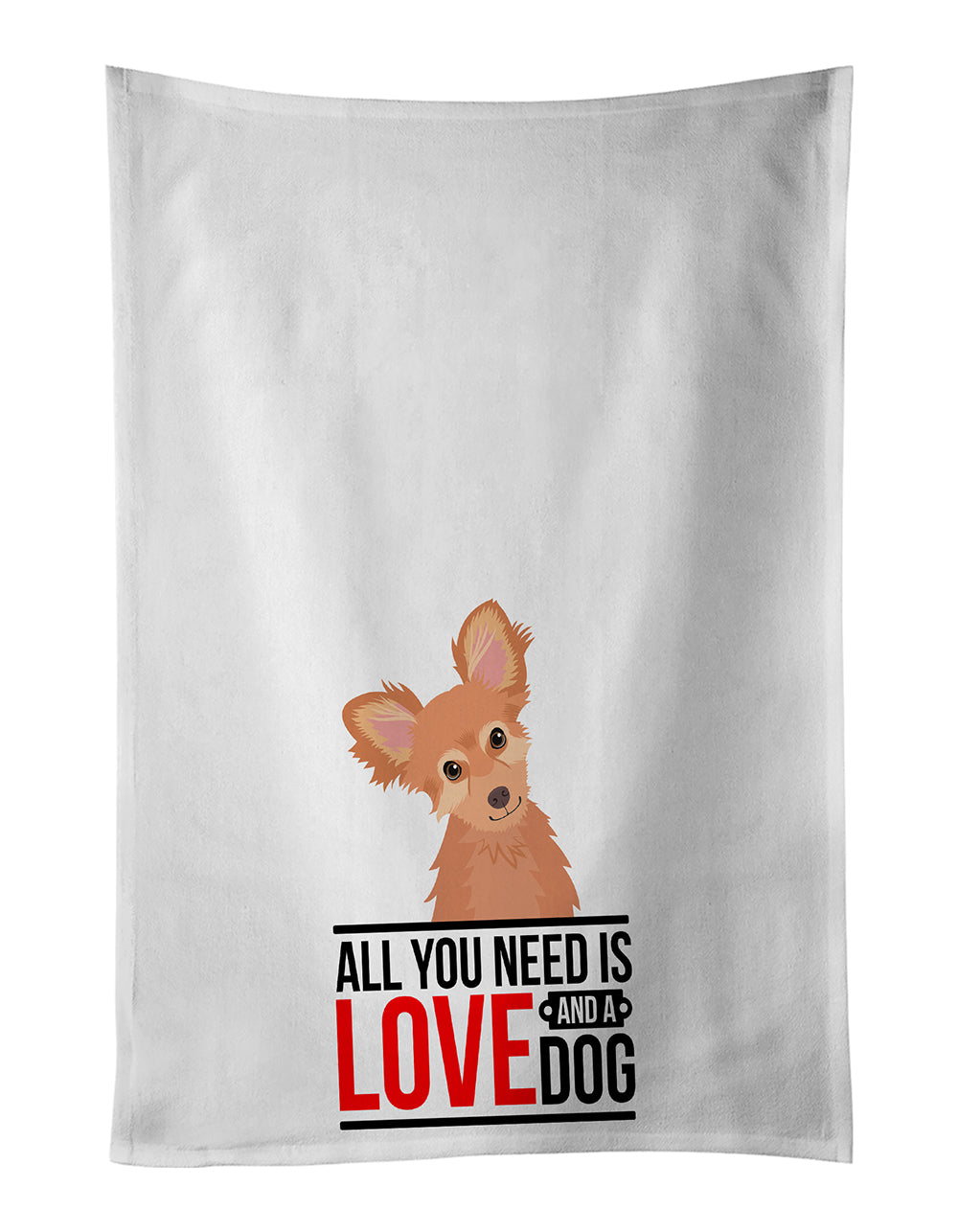 Buy this Chihuahua Fawn  White Kitchen Towel Set of 2
