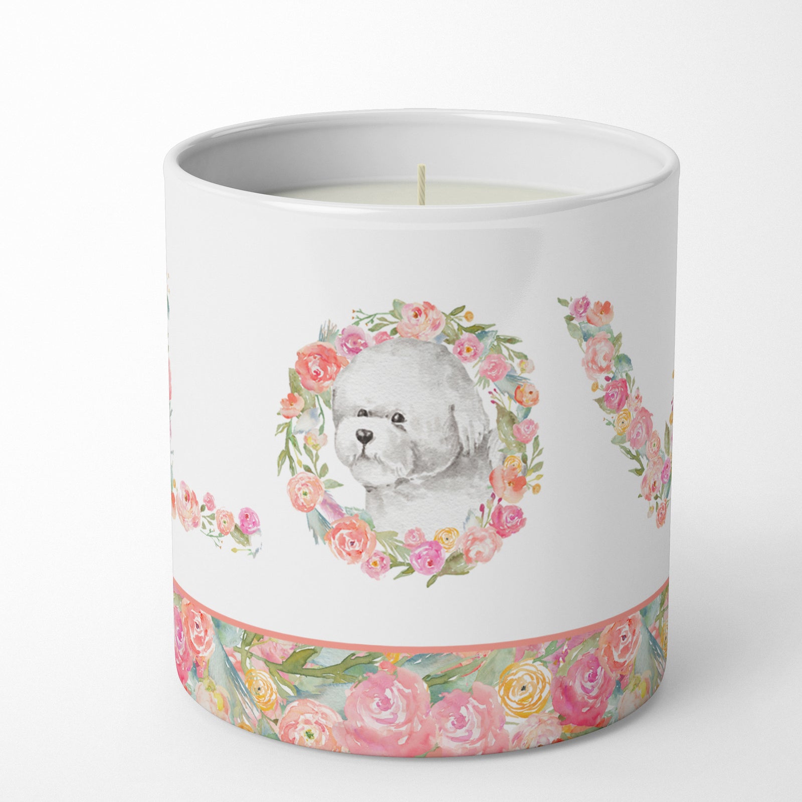 Buy this Bichon Frise #1 LOVE 10 oz Decorative Soy Candle