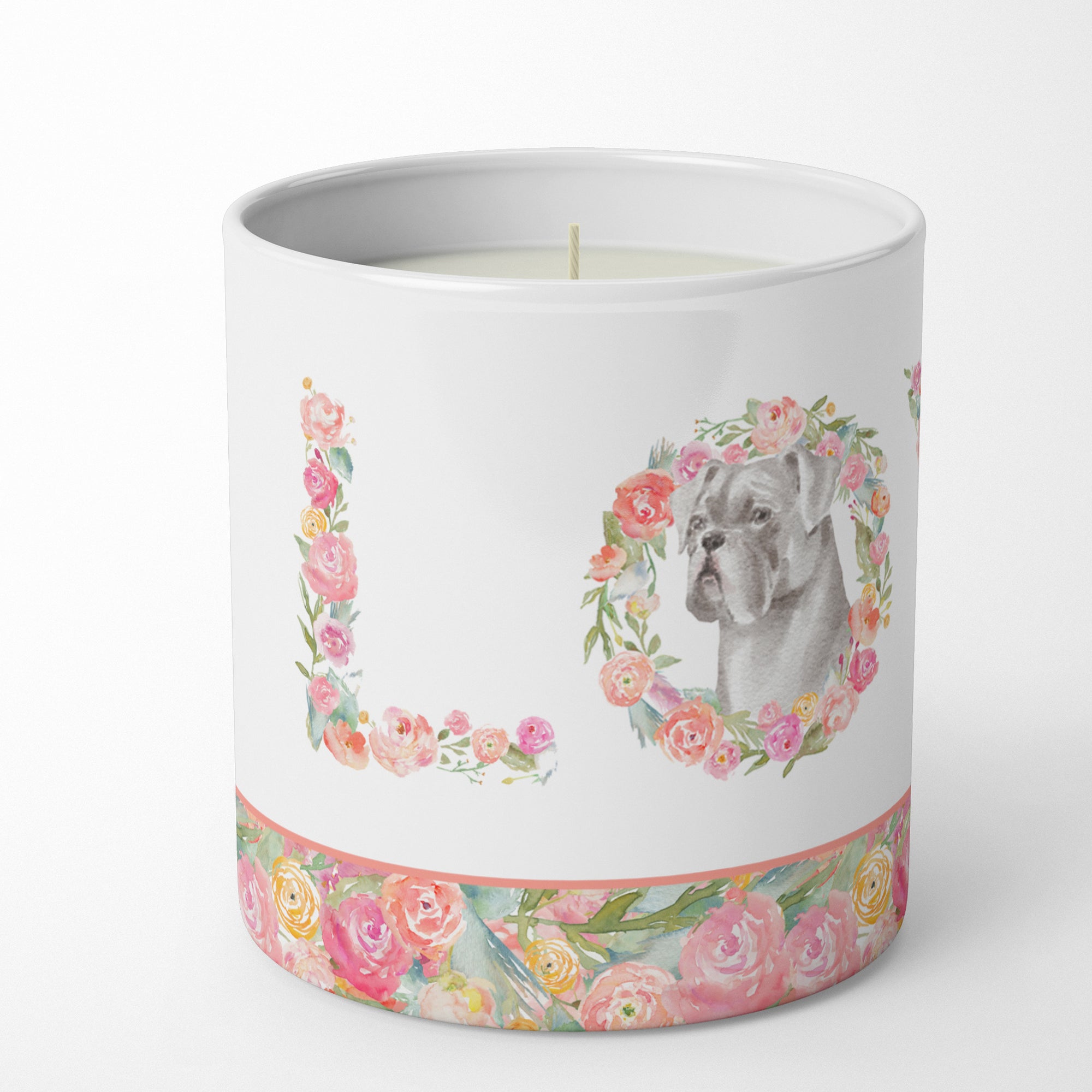 Buy this Boxer White LOVE 10 oz Decorative Soy Candle