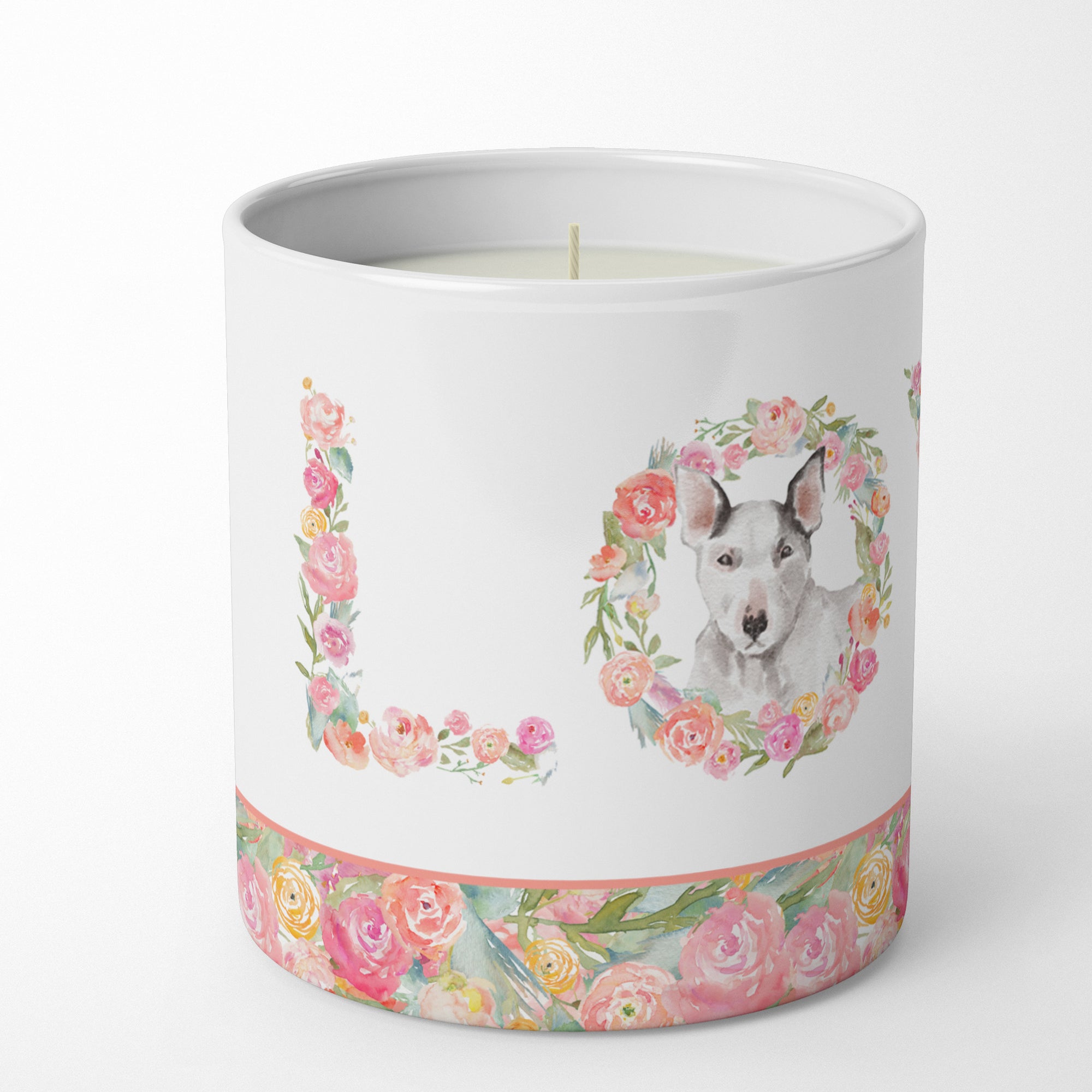 Buy this Bull Terrier #3 LOVE 10 oz Decorative Soy Candle