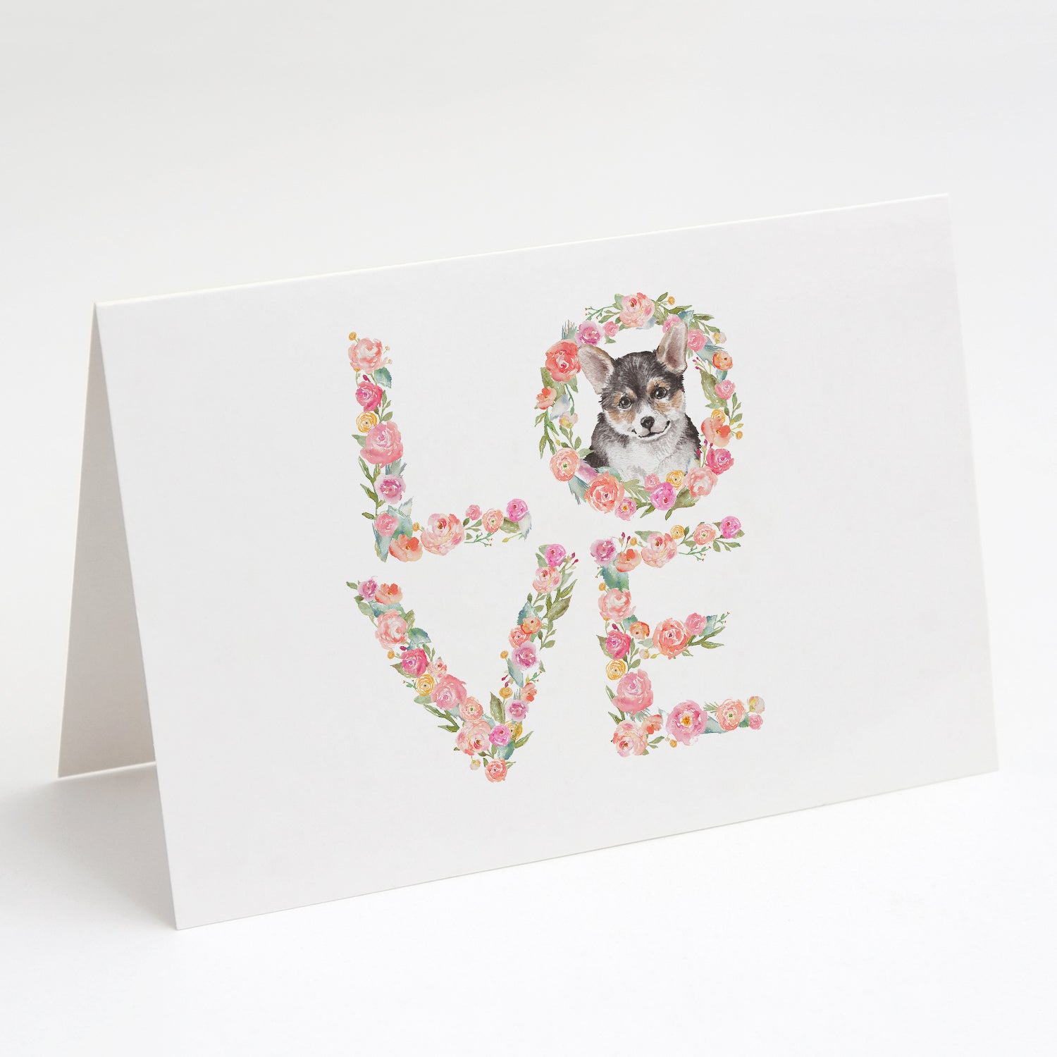 Buy this Corgi #7 LOVE Greeting Cards and Envelopes Pack of 8