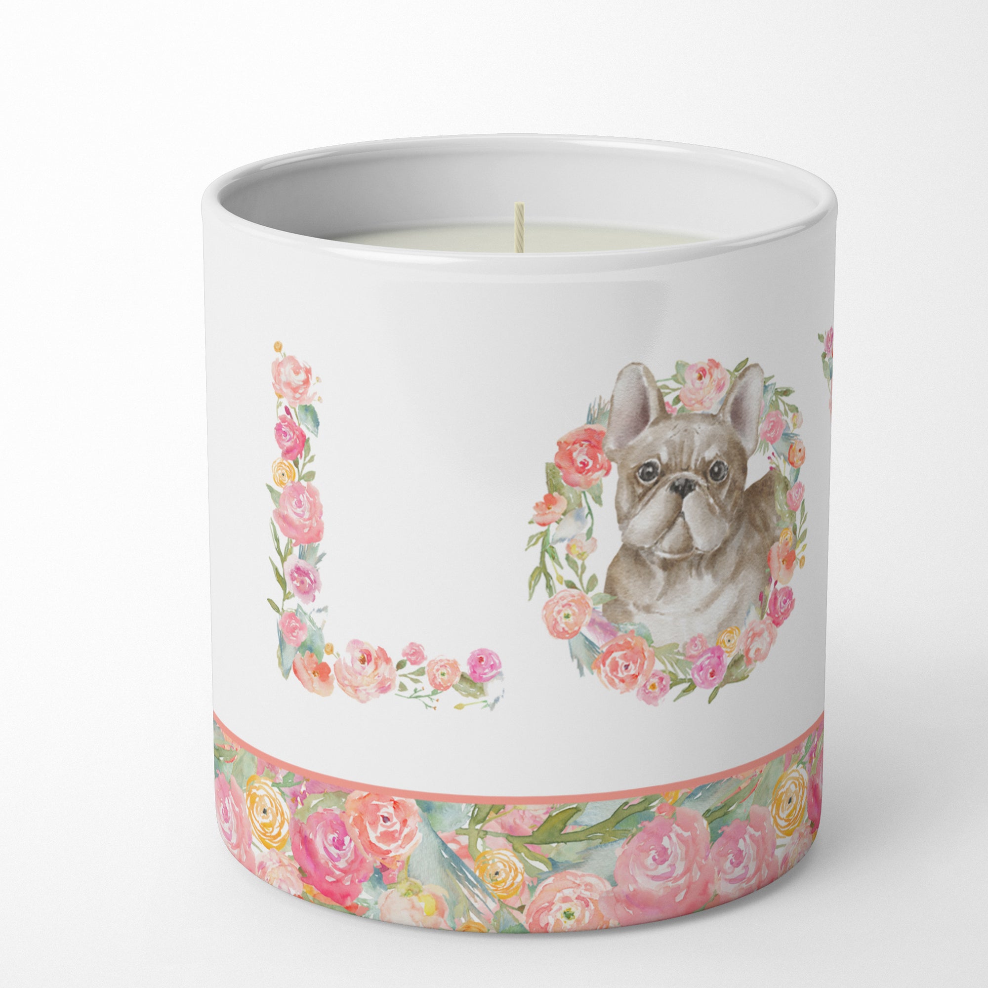 Buy this French Bulldog #1 LOVE 10 oz Decorative Soy Candle
