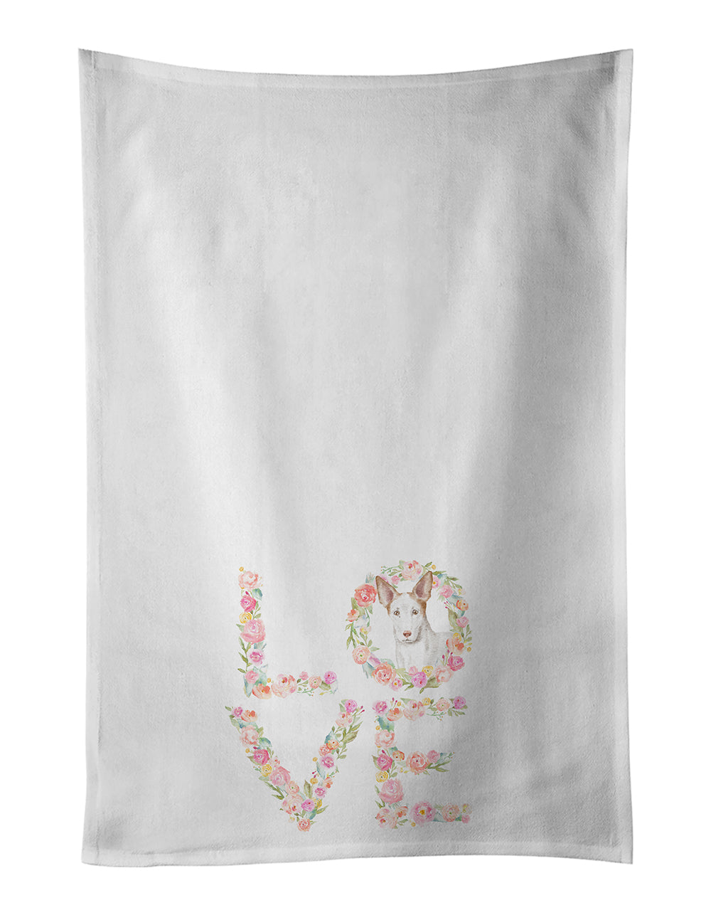 Buy this Ibizan Hound #1 LOVE White Kitchen Towel Set of 2