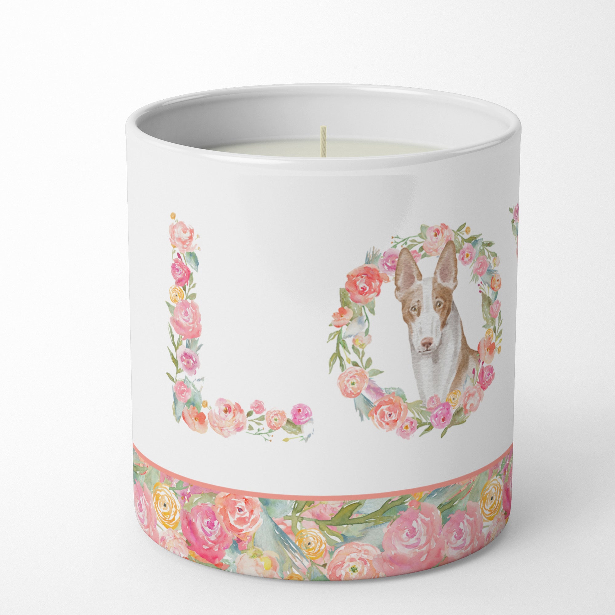 Ibizan Hound #3 LOVE 10 oz Decorative Soy Candle - the-store.com