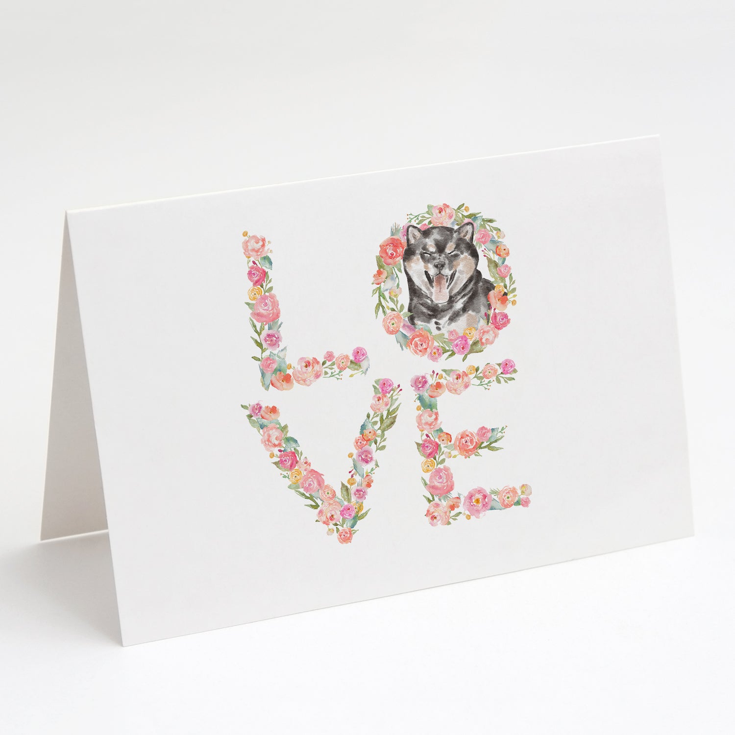 Buy this Shiba Inu #6 LOVE Greeting Cards and Envelopes Pack of 8