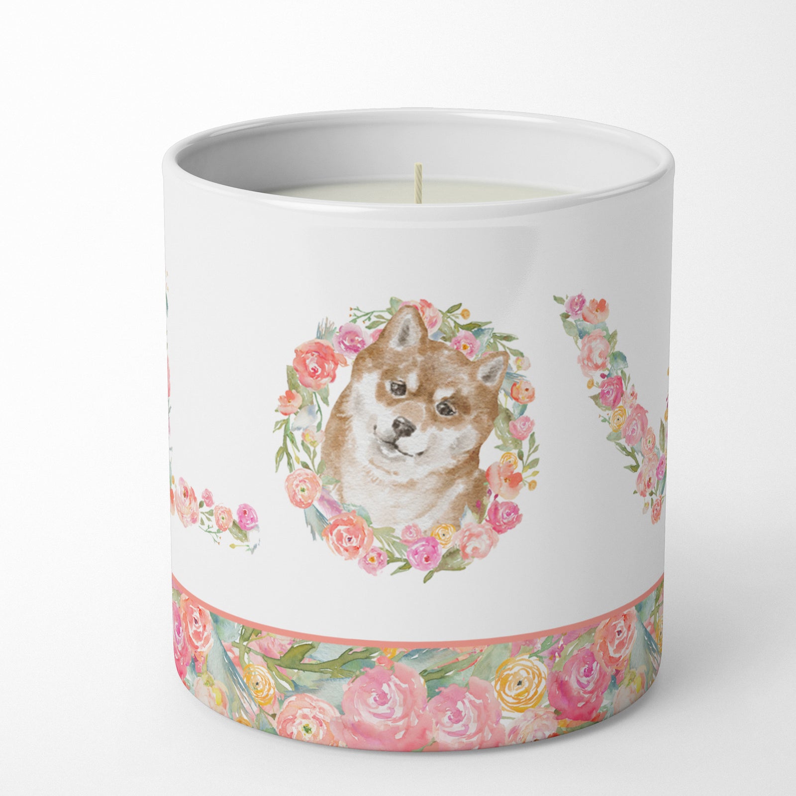 Buy this Shiba Inu #8 LOVE 10 oz Decorative Soy Candle