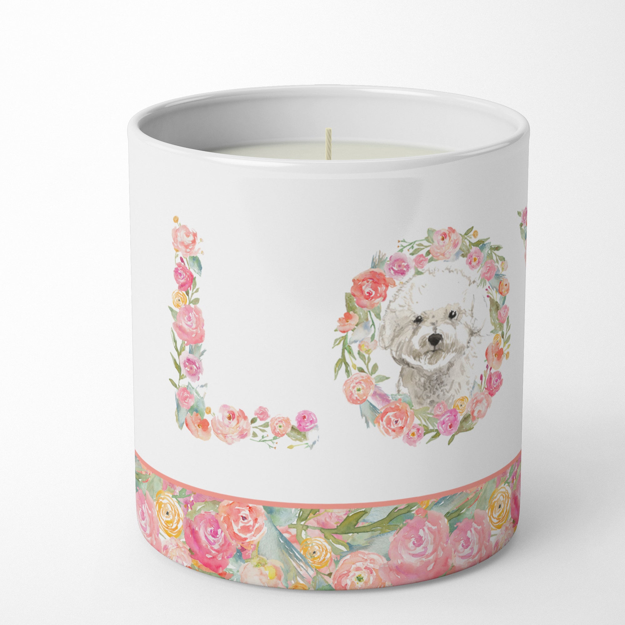 Buy this Bichon Frise #2 Love 10 oz Decorative Soy Candle