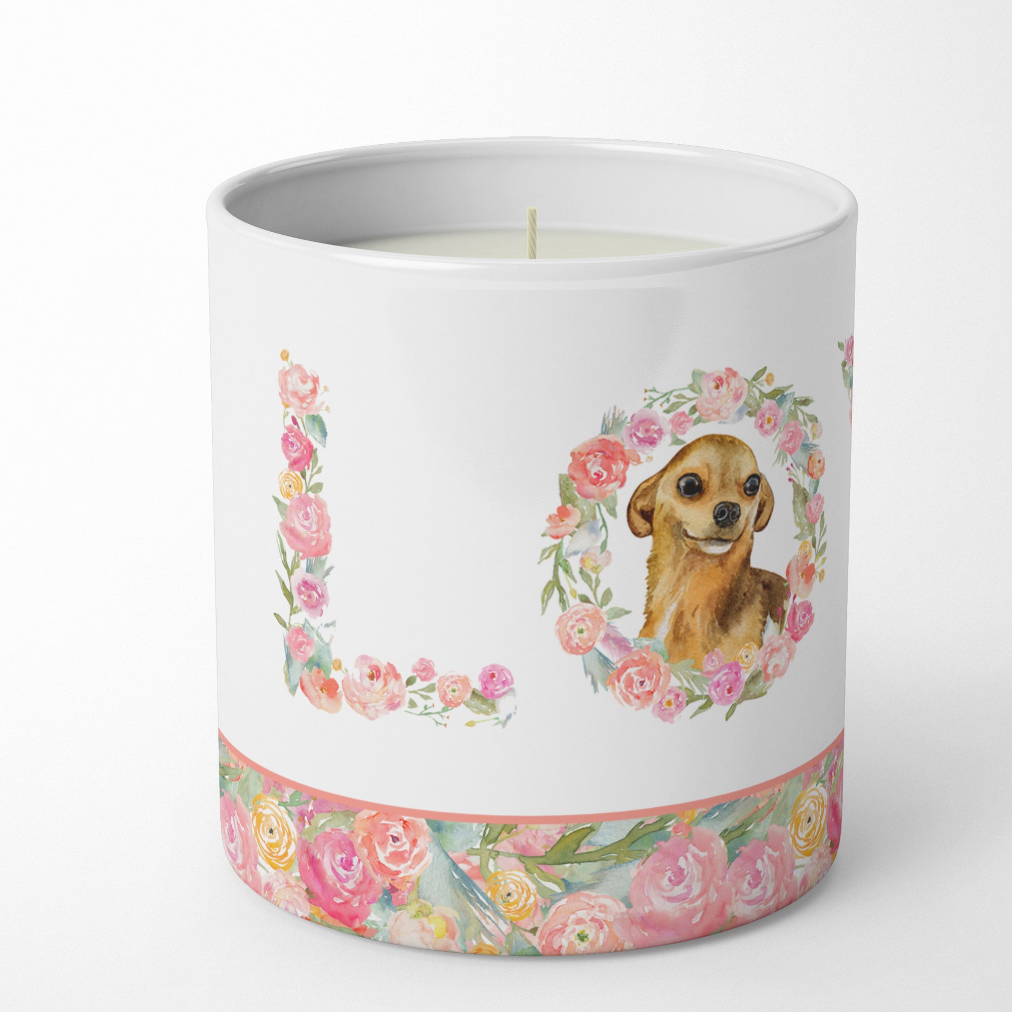 Buy this Chihuahua Love 10 oz Decorative Soy Candle