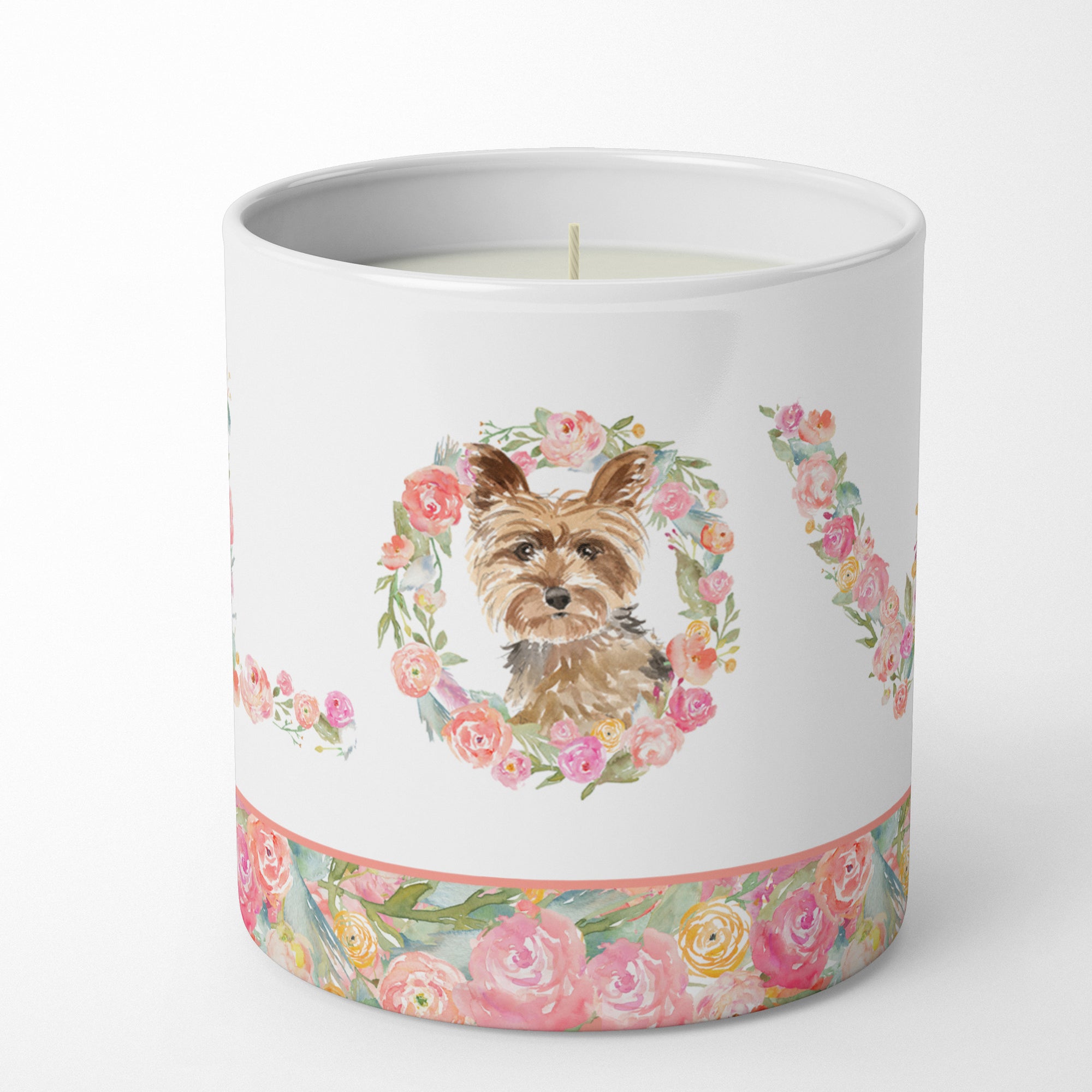 Buy this Yorkshire Terrier Yorkie Love 10 oz Decorative Soy Candle