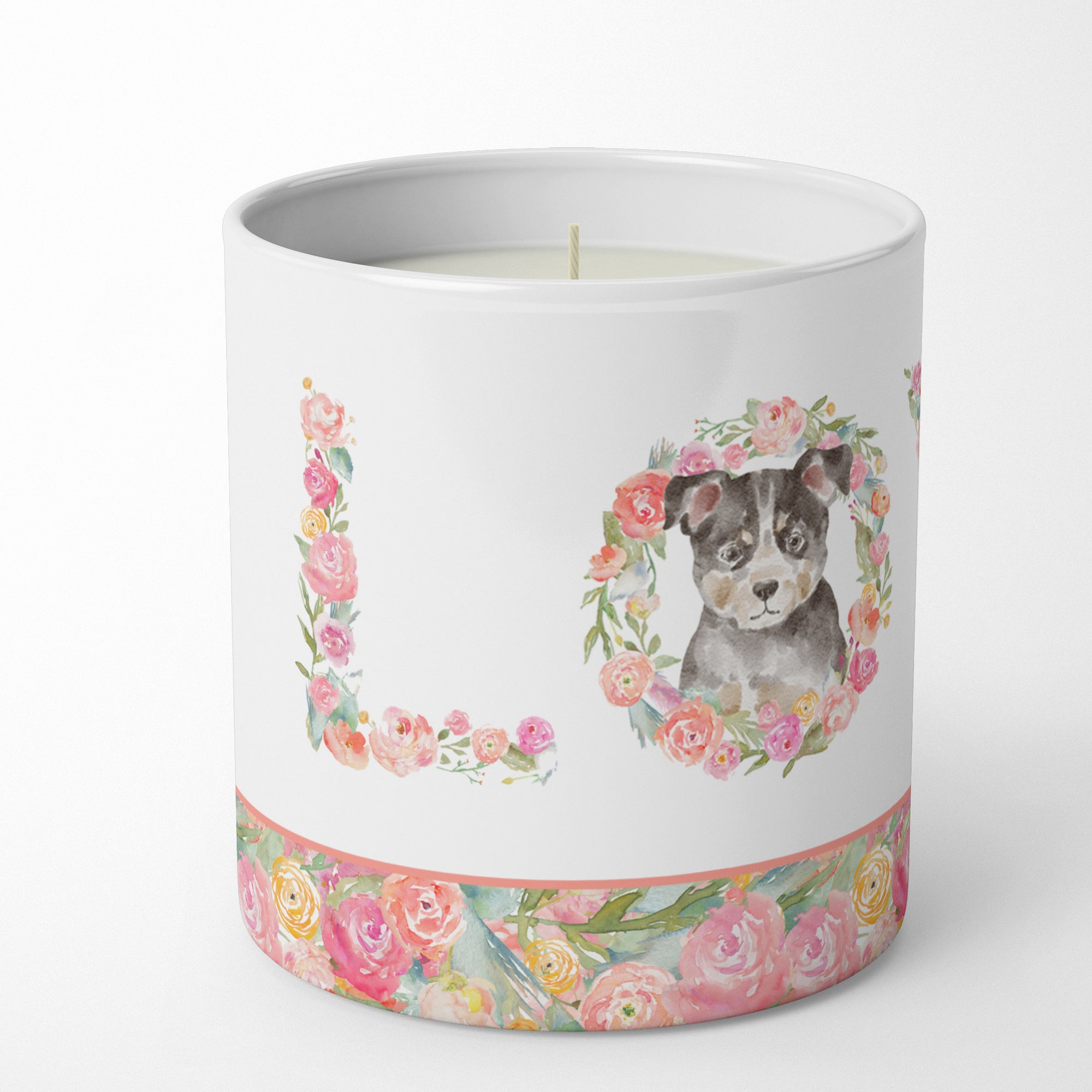 Buy this Australian Cattle Dog Puppy Love 10 oz Decorative Soy Candle