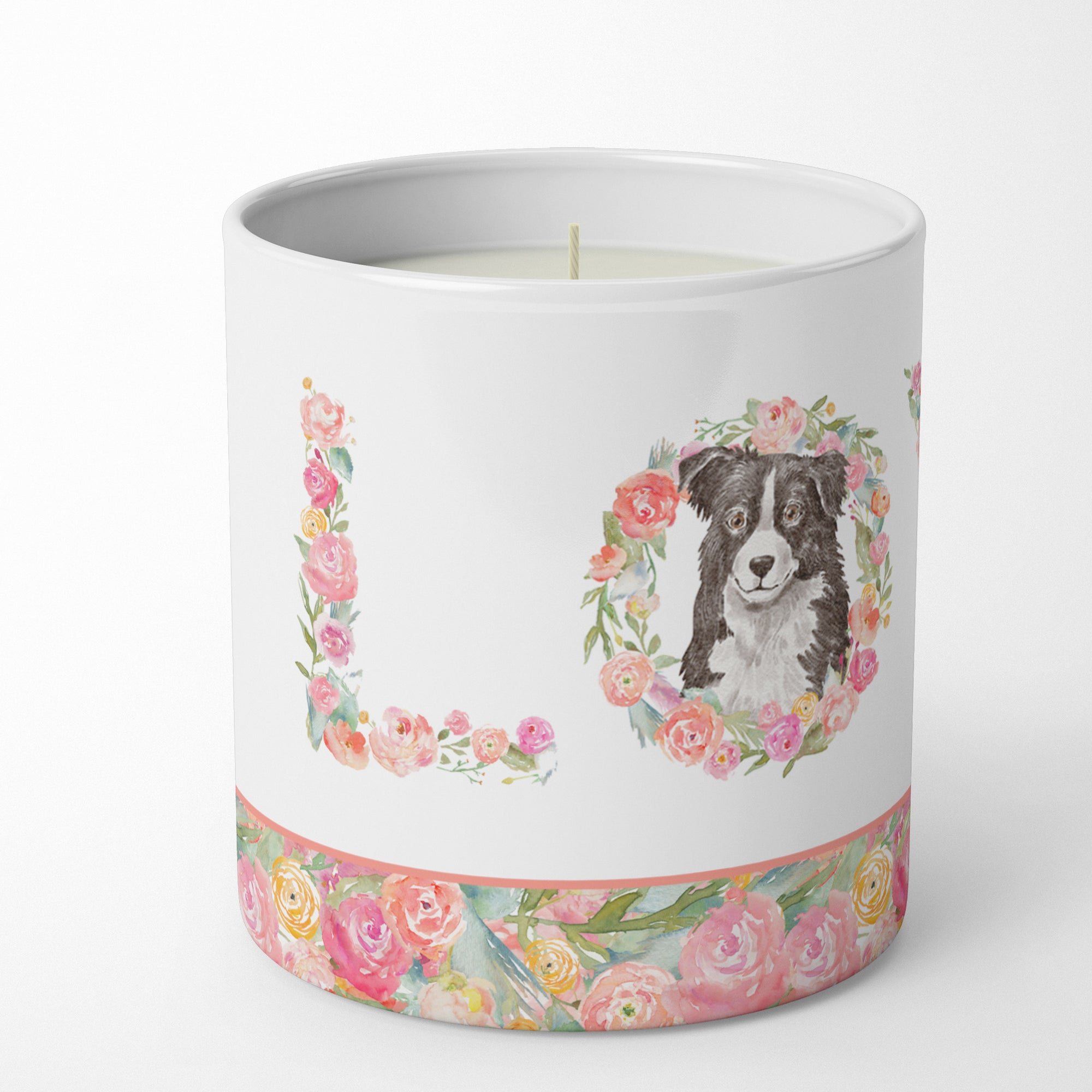 Buy this Border Collie #5 Love 10 oz Decorative Soy Candle