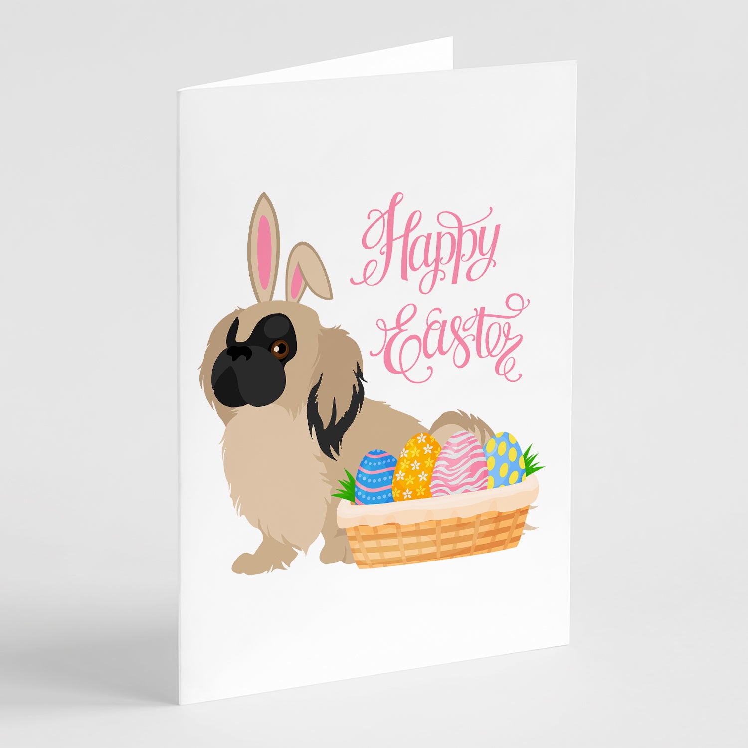 Buy this Cream Pekingese Easter Greeting Cards and Envelopes Pack of 8