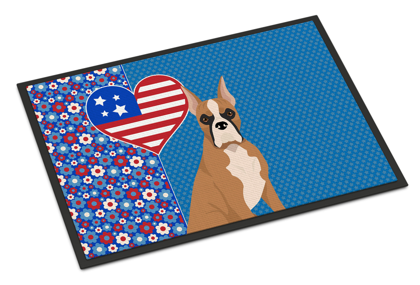Buy this Fawn Boxer USA American Indoor or Outdoor Mat 24x36