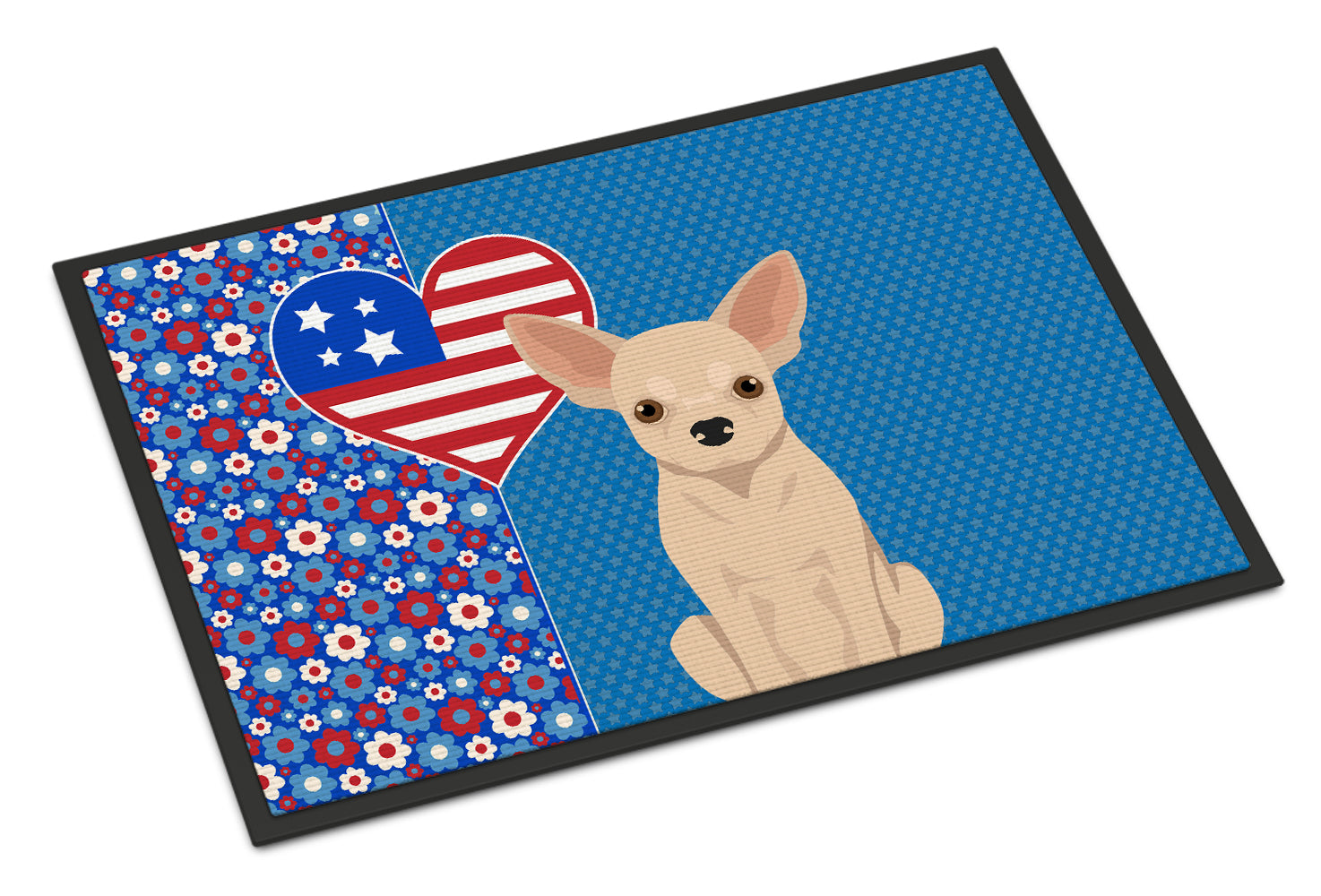 Buy this Fawn Chihuahua USA American Indoor or Outdoor Mat 24x36