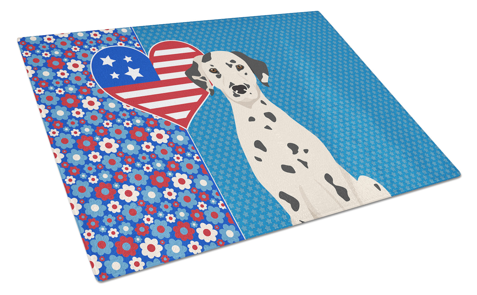 Buy this Dalmatian USA American Glass Cutting Board Large