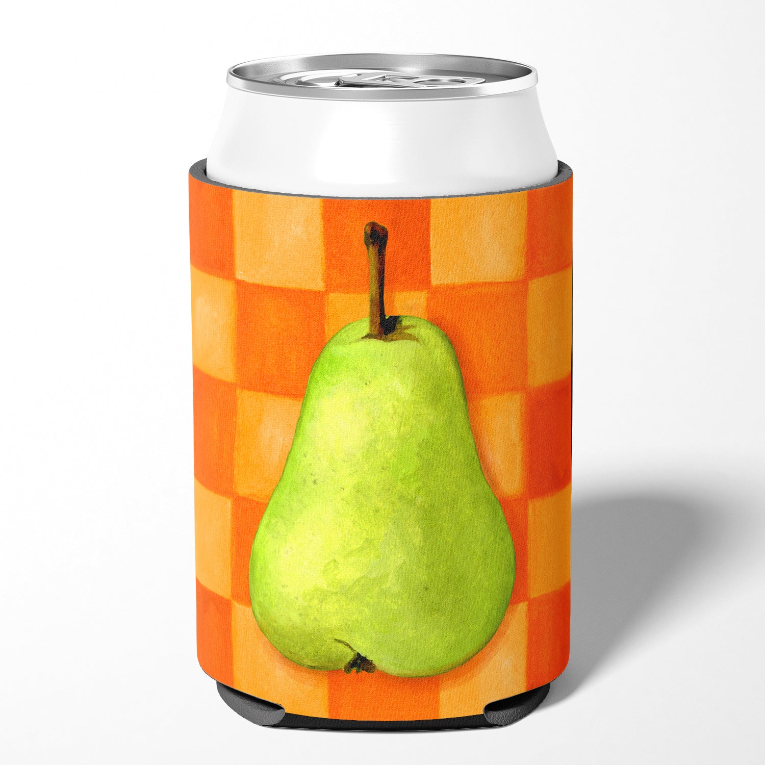 Pear in Orange by Ute Nuhn Can or Bottle Hugger WHW0117CC.