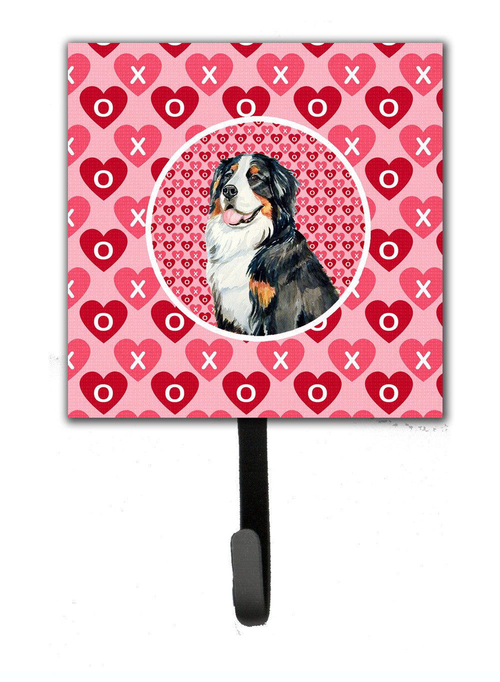 Bernese Mountain Dog Valentine's Love and Hearts Leash or Key Holder by Caroline's Treasures