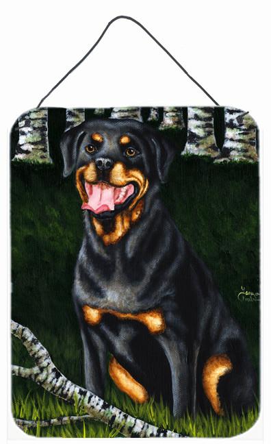 Backwoods Companion Rottweiler Wall or Door Hanging Prints AMB1388DS1216 by Caroline's Treasures