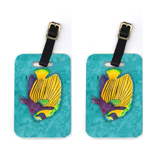 Pair of Tropical Fish Luggage Tags by Caroline's Treasures