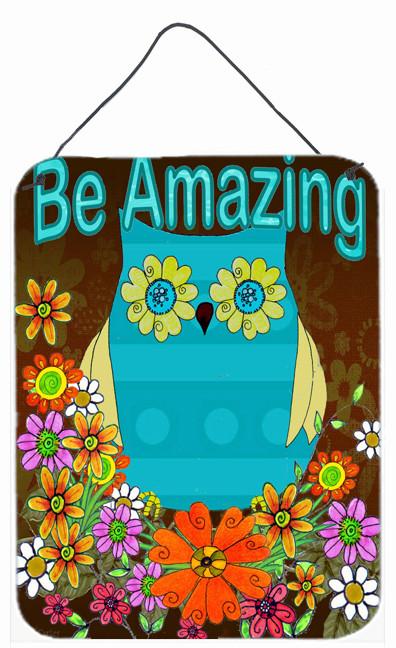 Be Amazing Owl Wall or Door Hanging Prints PJC1025DS1216 by Caroline's Treasures
