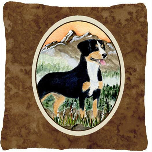 Entlebucher Mountain Dog Decorative   Canvas Fabric Pillow by Caroline's Treasures