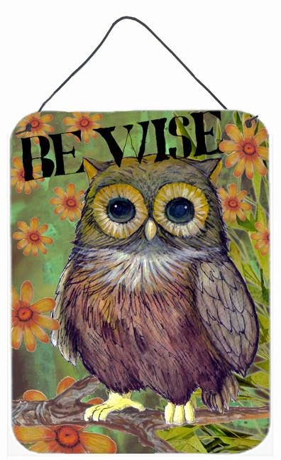 Be Wise Owl Wall or Door Hanging Prints PJC1029DS1216 by Caroline's Treasures