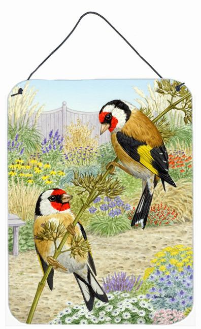 European Goldfinches Wall or Door Hanging Prints ASA2103DS1216 by Caroline's Treasures