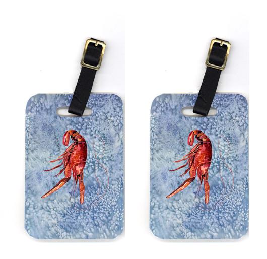 Pair of Crawfish Luggage Tags by Caroline&#39;s Treasures