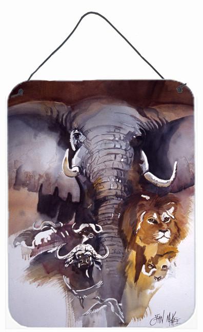 Elephant, Lions and more Wall or Door Hanging Prints JMK1199DS1216 by Caroline's Treasures