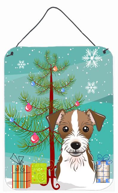Christmas Tree and Jack Russell Terrier Wall or Door Hanging Prints BB1574DS1216 by Caroline's Treasures