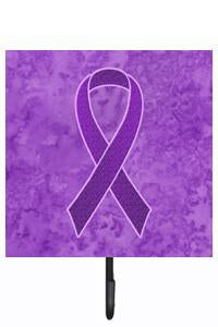 Purple Ribbon for Pancreatic and Leiomyosarcoma Cancer Awareness Leash or Key Holder AN1207SH4 by Caroline&#39;s Treasures