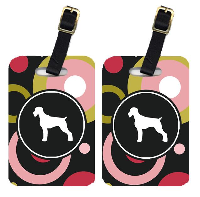 Pair of 2 German Wirehaired Pointer Luggage Tags by Caroline's Treasures