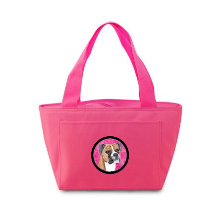 Pink Boxer Lunch Bag or Doggie Bag SC9121PK by Caroline's Treasures