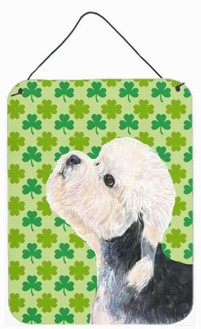 Dandie Dinmont Terrier St. Patrick's Day Shamrock Wall or Door Hanging Prints by Caroline's Treasures