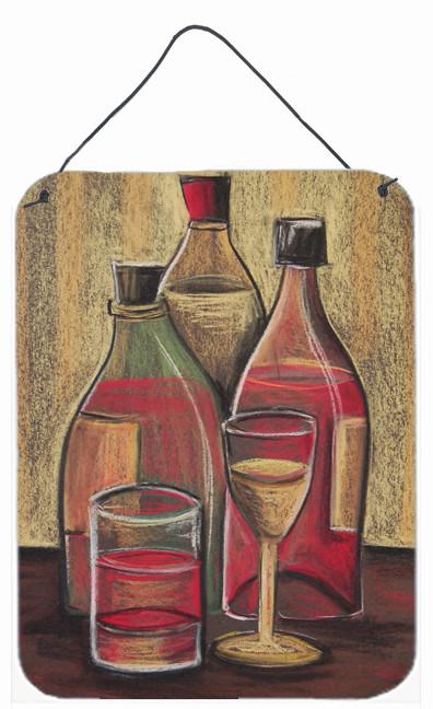 Bottles and Glasses Wine Wall or Door Hanging Prints BTBU0169DS1216 by Caroline's Treasures