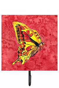 Butterfly on Red Leash or Key Holder by Caroline's Treasures