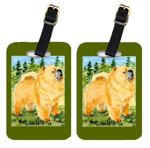 Pair of 2 Chow Chow Luggage Tags by Caroline's Treasures