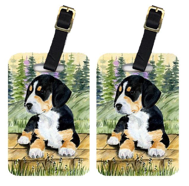 Pair of 2 Entlebucher Mountain Dog Luggage Tags by Caroline's Treasures