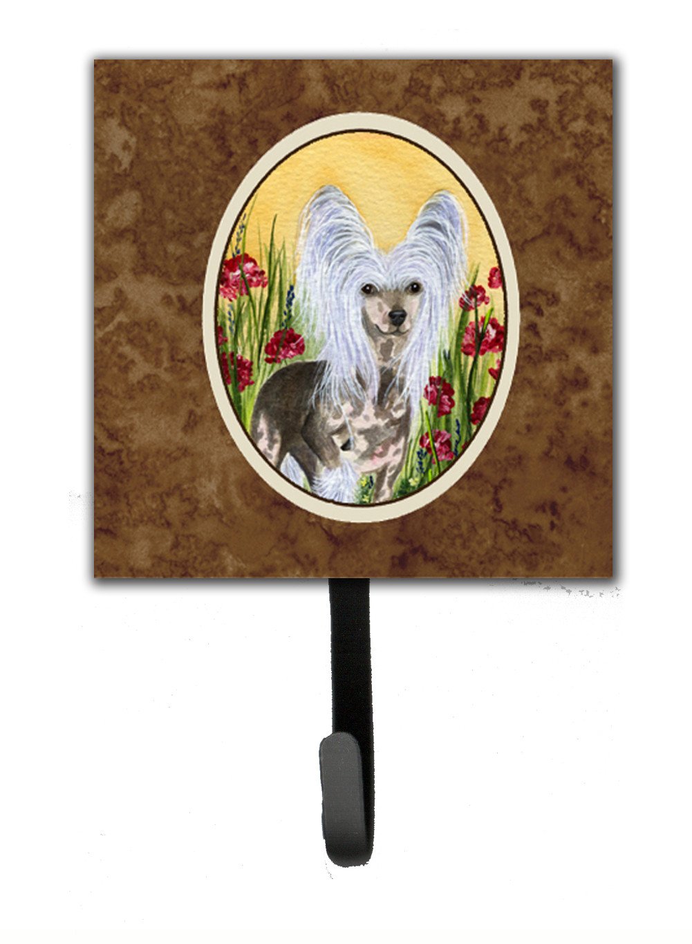 Chinese Crested Leash Holder or Key Hook by Caroline's Treasures