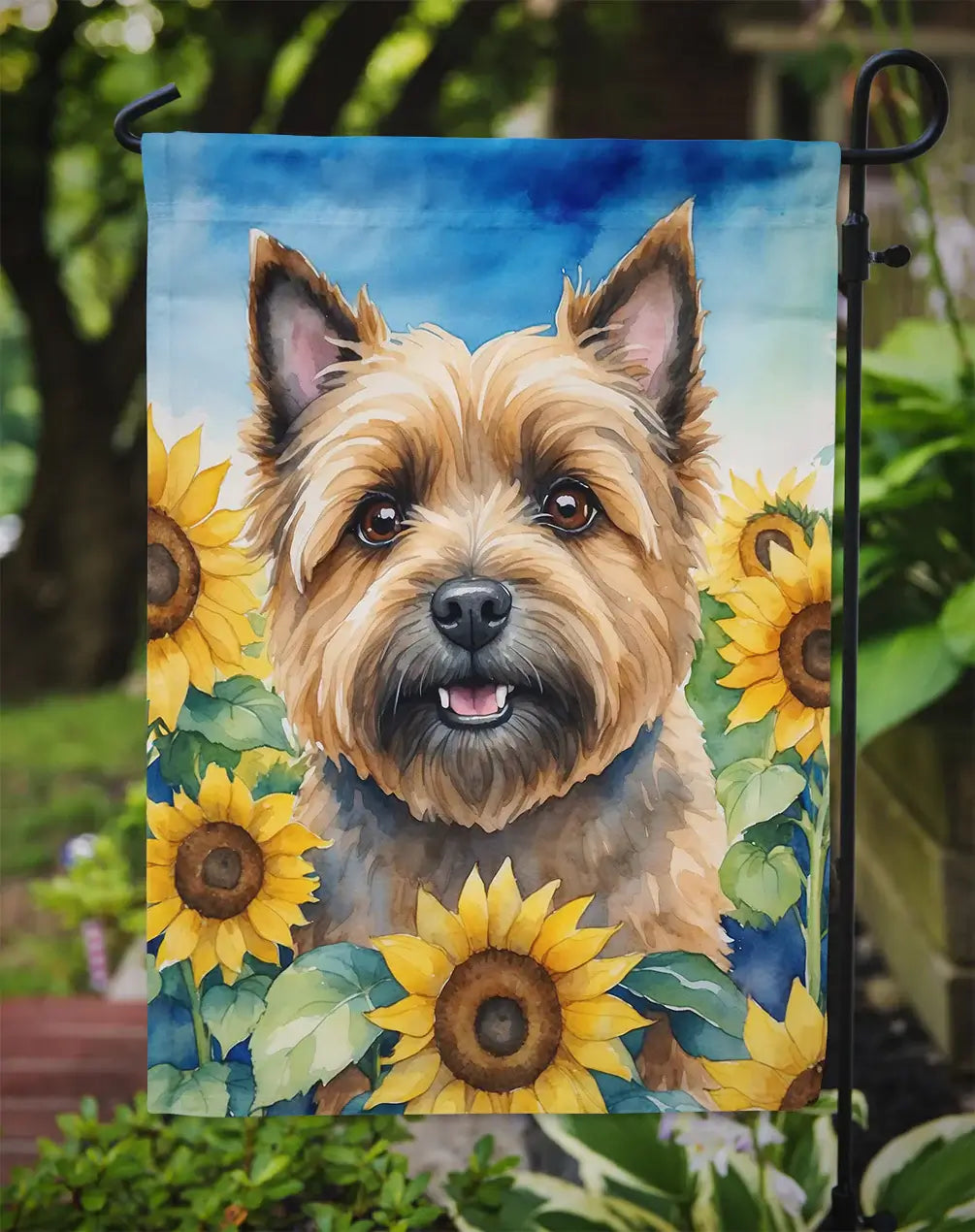 Cairn Terrier Dog Garden Flags