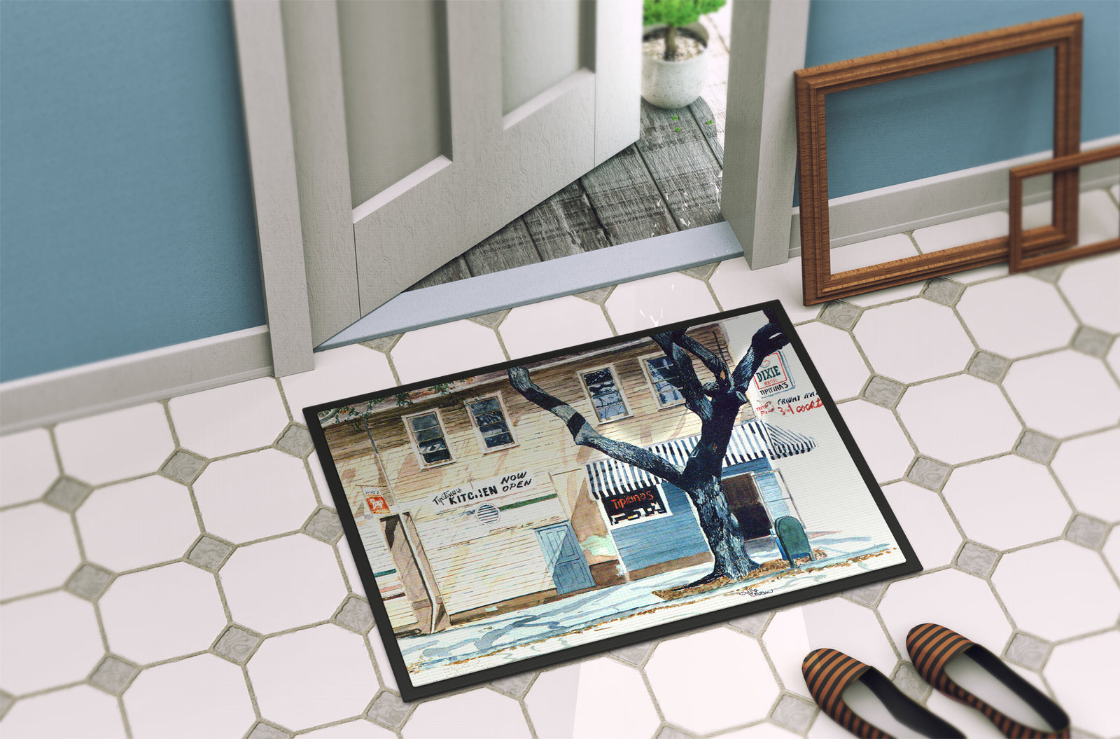 Caroline's Treasures Tipitina's Doormat - 24x36 Decorative Floor Mat – Indoor/Outdoor Rug